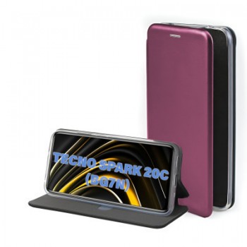Чохол до мобільного телефона BeCover Exclusive Tecno Spark 20C (BG7n) Burgundy (711246)