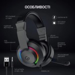 Огляд Навушники GamePro HS299 RGB Black (HS299): характеристики, відгуки, ціни.