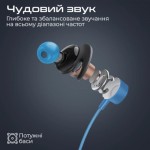 Огляд Навушники Promate Blend Blue (blend.blue): характеристики, відгуки, ціни.