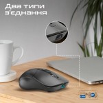 Огляд Мишка Promate Samo Wireless/Bluetooth Black (samo.black): характеристики, відгуки, ціни.