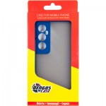 Огляд Чохол до мобільного телефона Dengos Realme C65 + Glass Blue (DG-KM-94): характеристики, відгуки, ціни.