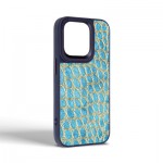 Огляд Чохол до мобільного телефона Harder Crocosaur Apple iPhone 15 Pro Blue (ARM76706): характеристики, відгуки, ціни.