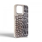 Огляд Чохол до мобільного телефона Harder Glamorous Croco Apple iPhone 14 Pro Max Grey Gold (ARM76774): характеристики, відгуки, ціни.