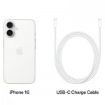 Огляд Мобільний телефон Apple iPhone 16 256GB White (MYEF3): характеристики, відгуки, ціни.