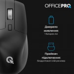 Огляд Мишка OfficePro M395B Silent Click Ergonomic Wireless Black (M395B): характеристики, відгуки, ціни.