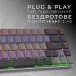 Огляд Клавіатура GamePro MK122R Red Swich Low Profile Wireless Dark Gray (MK122R): характеристики, відгуки, ціни.