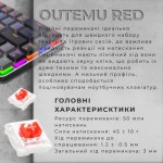 Огляд Клавіатура GamePro MK122R Red Swich Low Profile Wireless Dark Gray (MK122R): характеристики, відгуки, ціни.