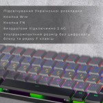 Огляд Клавіатура GamePro MK122R Red Swich Low Profile Wireless Dark Gray (MK122R): характеристики, відгуки, ціни.