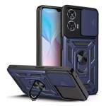 Огляд Чохол до мобільного телефона BeCover Military Motorola Moto G85 Blue (712164): характеристики, відгуки, ціни.