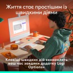 Огляд Клавіатура Logitech POP Icon Keys Bluetooth UA Off-White (920-013072): характеристики, відгуки, ціни.