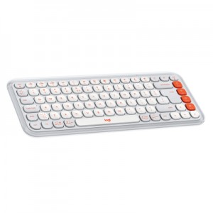 Клавіатура Logitech POP Icon Keys Bluetooth UA Off-White (920-013072)