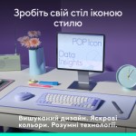 Огляд Клавіатура Logitech POP Icon Keys Bluetooth UA Lilac (920-013074): характеристики, відгуки, ціни.