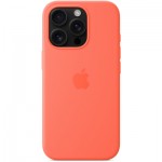 Огляд Чохол до мобільного телефона Apple iPhone 16 Pro Silicone Case with MagSafe - Tangerine,Model A3315 (MDFY4ZM/A): характеристики, відгуки, ціни.