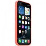 Огляд Чохол до мобільного телефона Apple iPhone 16 Pro Silicone Case with MagSafe - Tangerine,Model A3315 (MDFY4ZM/A): характеристики, відгуки, ціни.
