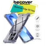 Огляд Чохол до мобільного телефона BeCover Anti-Shock Motorola Edge 50 Neo Clear (713150): характеристики, відгуки, ціни.